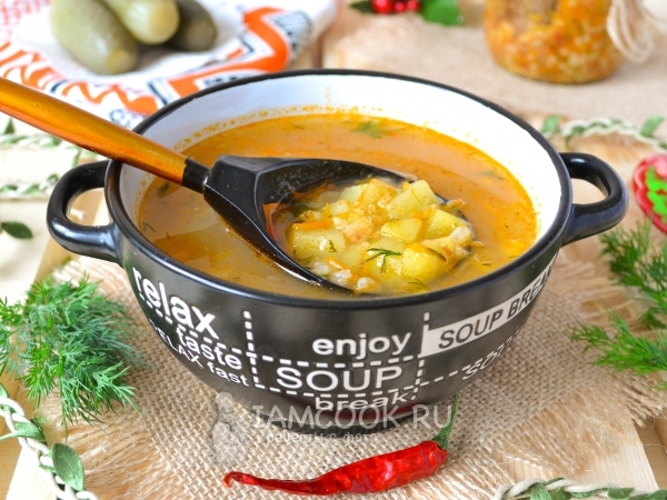 Домашний рассольник , рецепт с фото