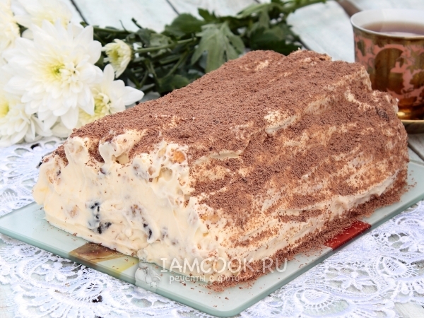 Торт «Монастырская изба» с черносливом, рецепт с фото