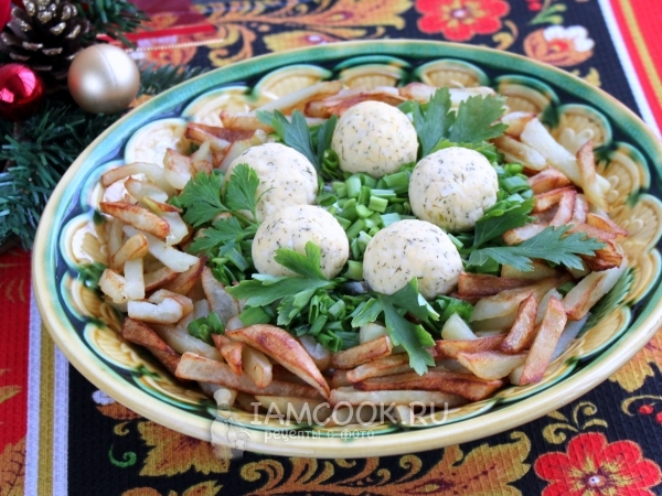 Салат «Гнездо глухаря», рецепт с фото