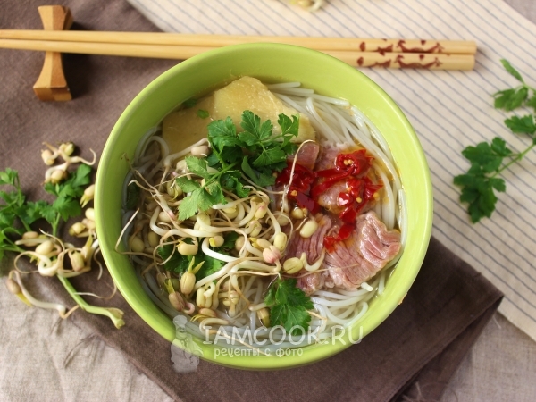 Суп Фо Бо, рецепт с фото