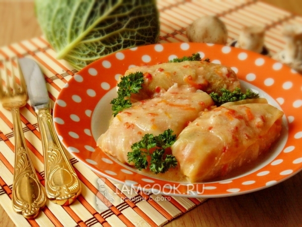 Голубцы овощные, рецепт с фото