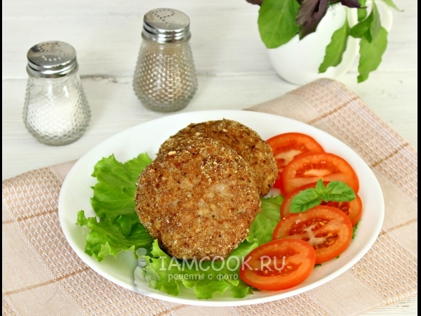 Котлеты свиные в духовке, рецепт с фото