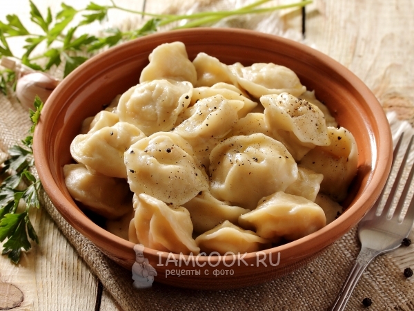 Пельмени с курицей, рецепт с фото