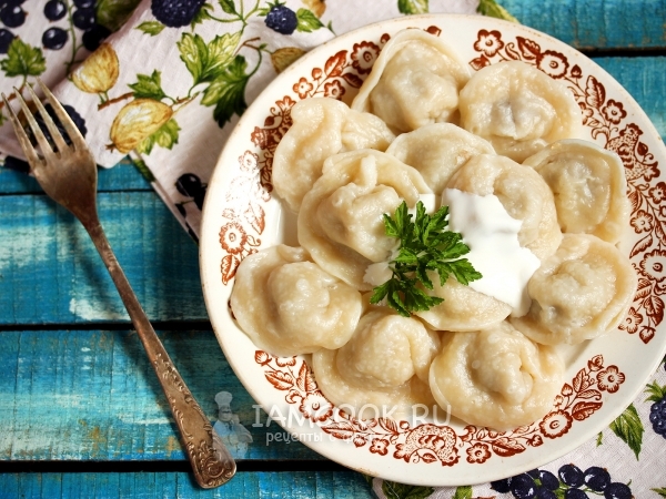 Сочные пельмени на заварном тесте, рецепт с фото