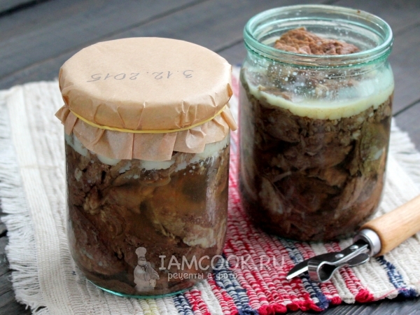 Тушенка в мультиварке, рецепт с фото