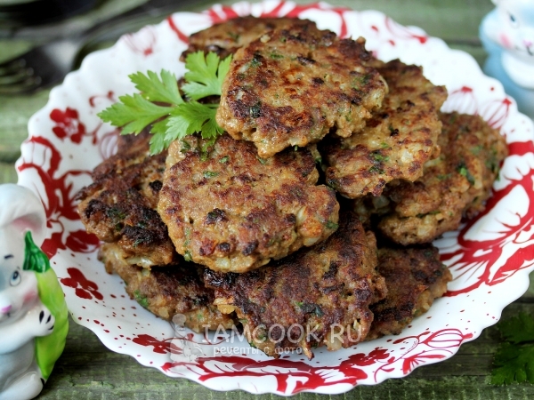 Сочные печёночные котлеты, рецепт с фото