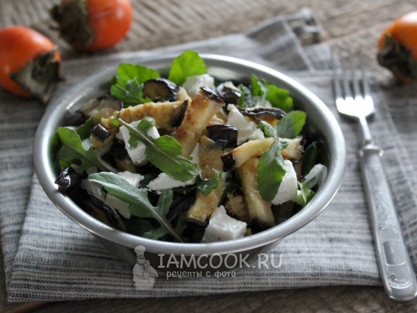 Салат из жареных баклажанов, рецепт с фото