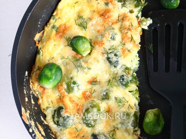 Белковый омлет в духовке, рецепт с фото