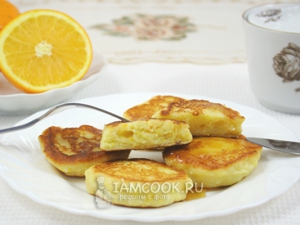 Сырники апельсиновые, рецепт с фото