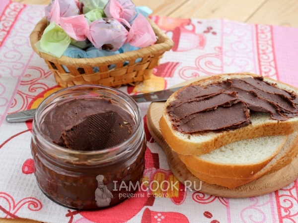 Шоколадная паста, рецепт с фото