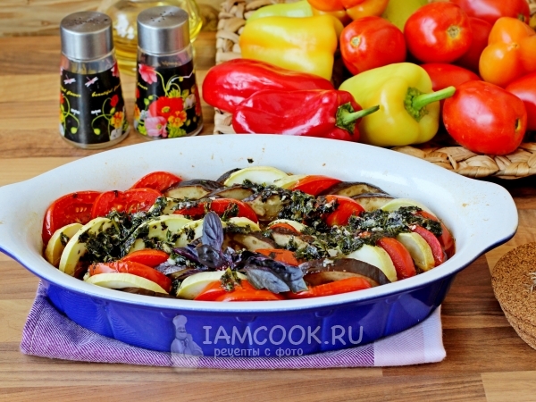 Рататуй по-деревенски, рецепт с фото