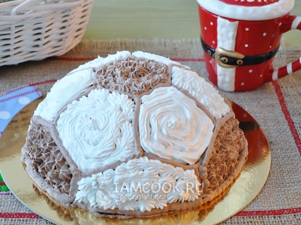 Торт муравейник «Футбольный мяч», рецепт с фото