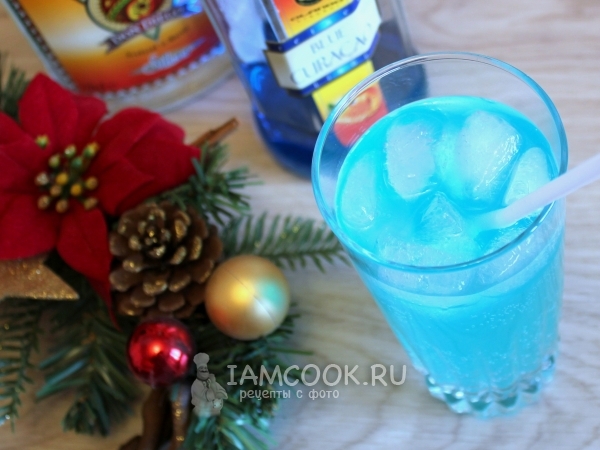 Коктейль «Голубая лагуна», рецепт с фото