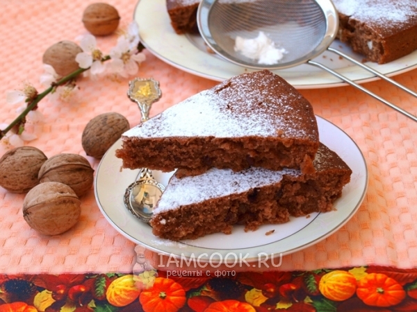 Постная медовая коврижка, рецепт с фото