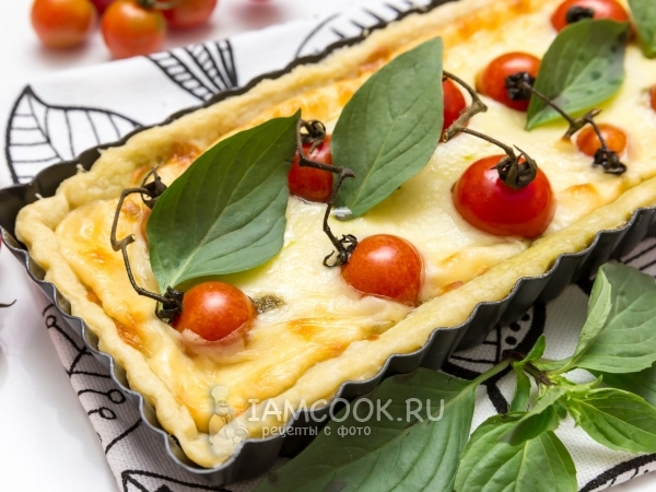 Тарт «Капрезе», рецепт с фото