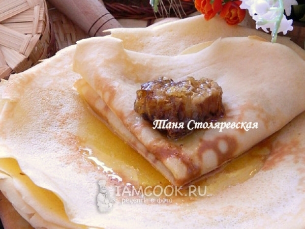 Блины бисквитные, рецепт с фото