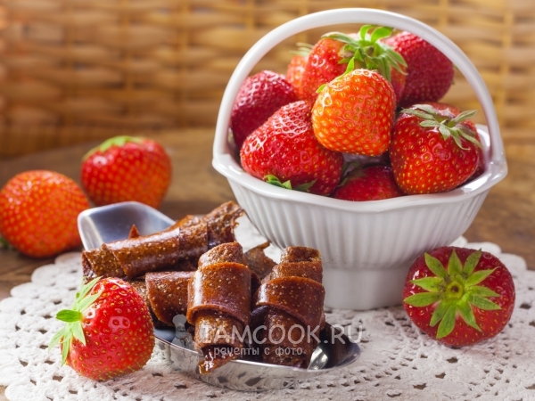 Пастила из клубники в домашних условиях, рецепт с фото