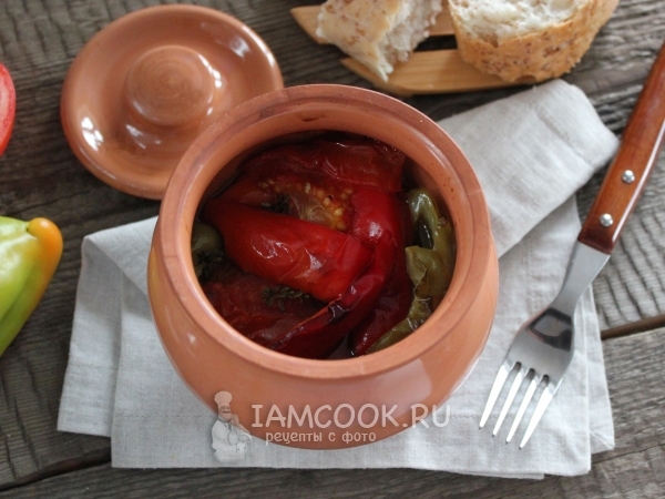 Овощи в горшочке в духовке, рецепт с фото