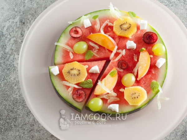 Фруктовая пицца, рецепт с фото