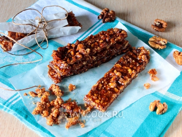Грильяж из грецких орехов, рецепт с фото