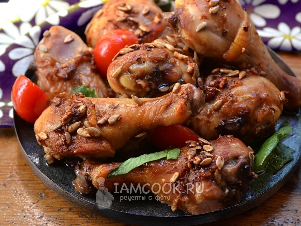 Куриные ножки в духовке, рецепт с фото