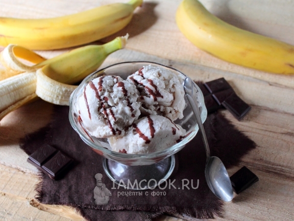 Банановое мороженое, рецепт с фото