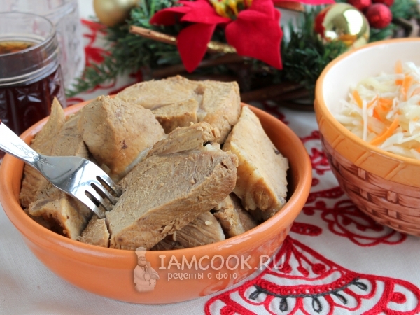 Свинина в квасе, рецепт с фото