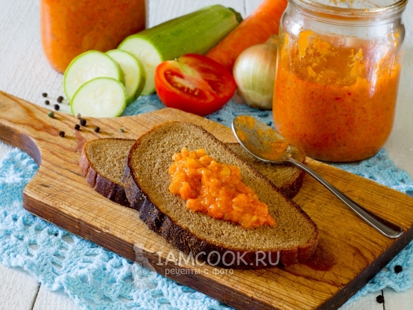 Кабачковая икра в мультиварке, рецепт с фото