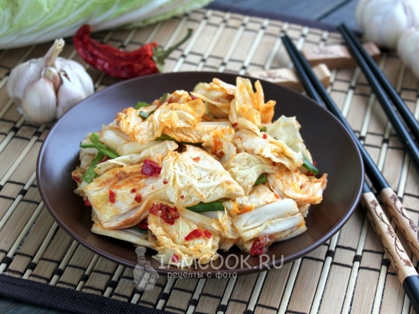 Кимчи из пекинской капусты по-корейски, рецепт с фото