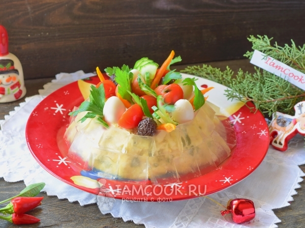 Салат «Хрустальный», рецепт с фото