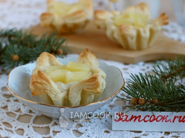 Пирожное «Пина Колада», рецепт с фото