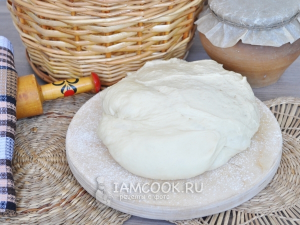 Тесто на простокваше для пирожков, рецепт с фото