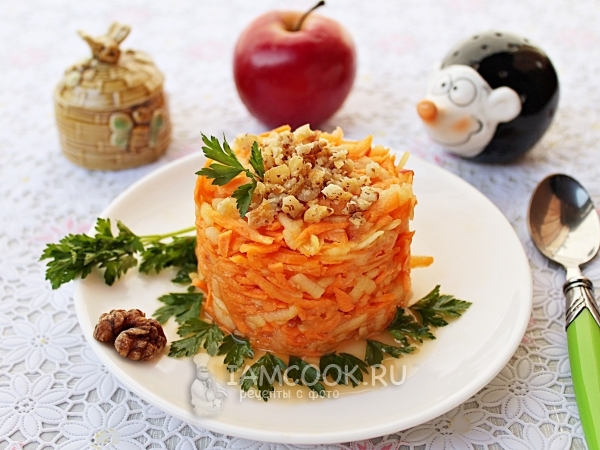 Салат «Витаминка» для детей, рецепт с фото