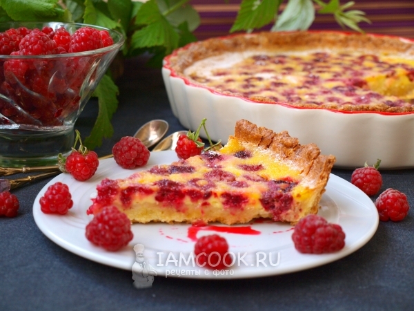Цветаевский пирог с малиной, рецепт с фото