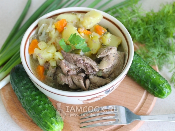 Куриная печень с картошкой в мультиварке, рецепт с фото