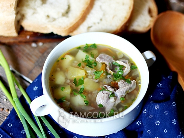 Суп из куриных желудков, рецепт с фото