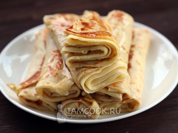 Блины по ГОСТу, рецепт с фото