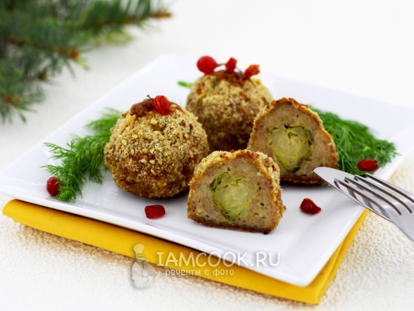 Котлеты с брюссельской капустой, рецепт с фото