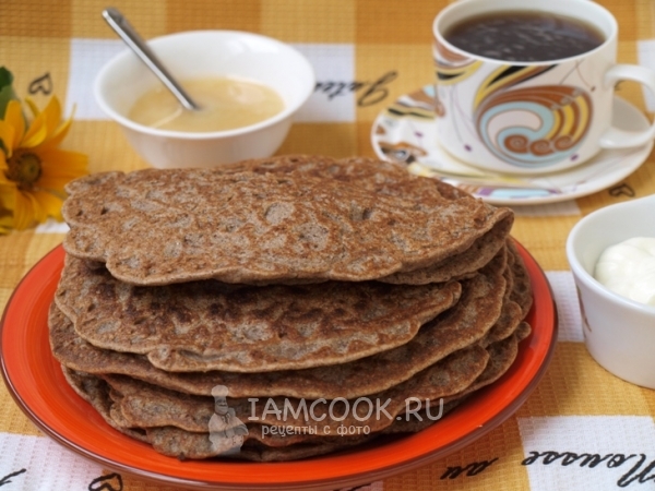 Гречневые блины, рецепт с фото