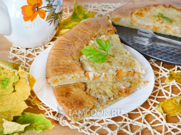 Капустный пирог для ленивых, рецепт с фото