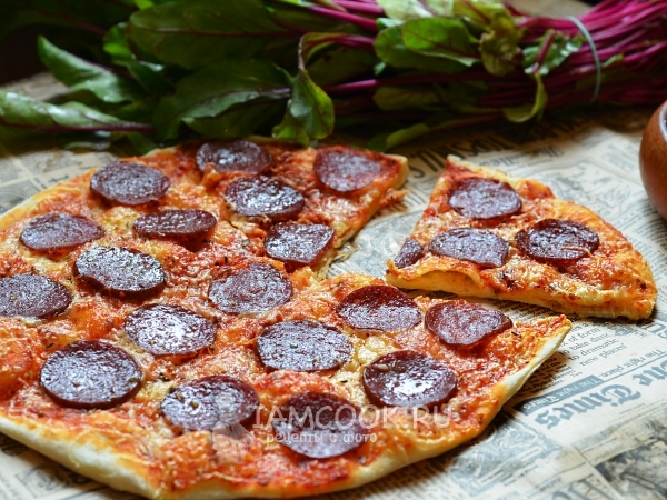 Пицца Пепперони, рецепт с фото