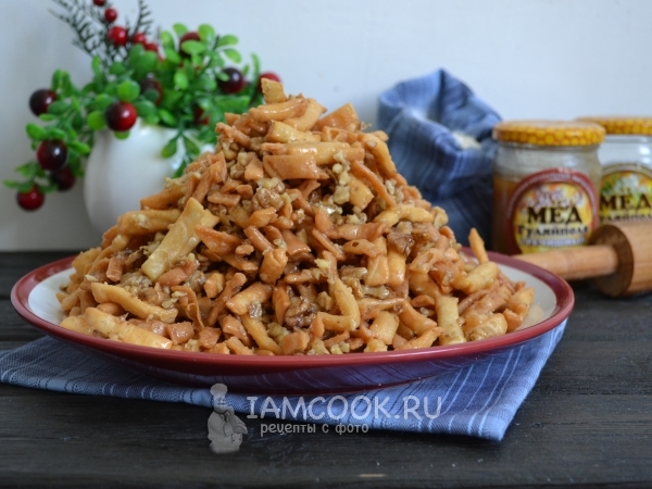 Чак-чак без яиц, рецепт с фото