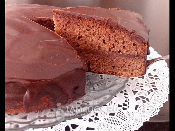 Турецкий шоколадный пирог, рецепт с фото