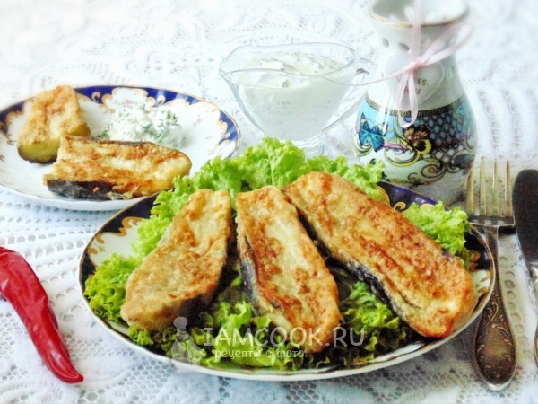 Шницели из баклажанов, рецепт с фото