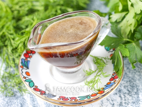 Соус с медом и соевым соусом , рецепт с фото