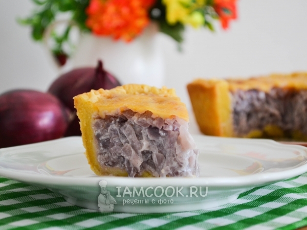 Французский луковый пирог (классический), рецепт с фото