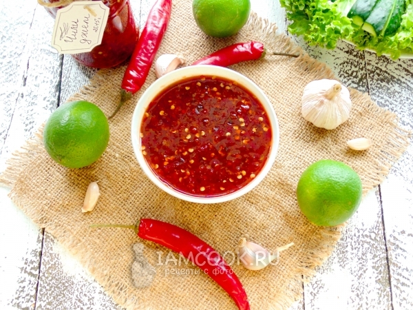 Чили джем из острого перца, рецепт с фото