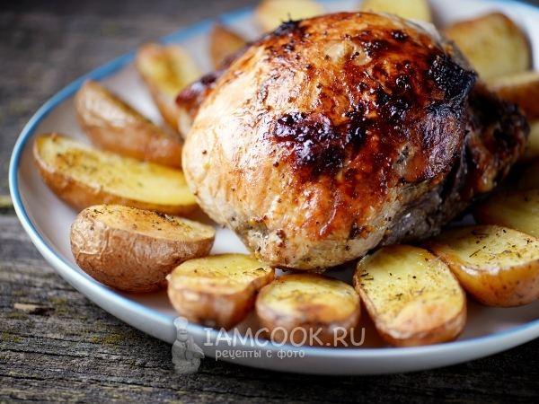 Маринованное мясо с картошкой в духовке, рецепт с фото