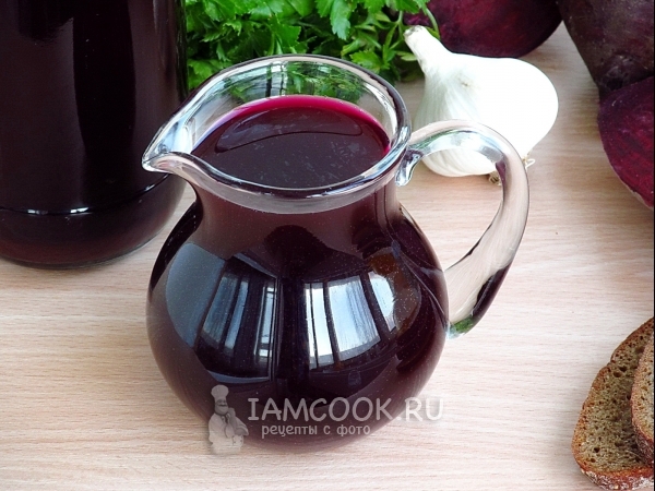 Cвекольный квас, рецепт с фото