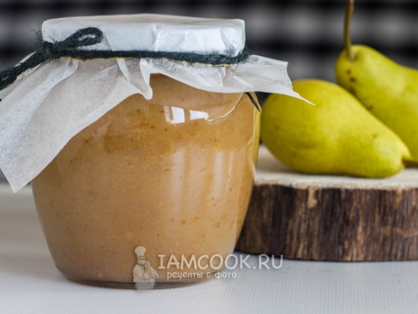 Пюре из груш на зиму, рецепт с фото